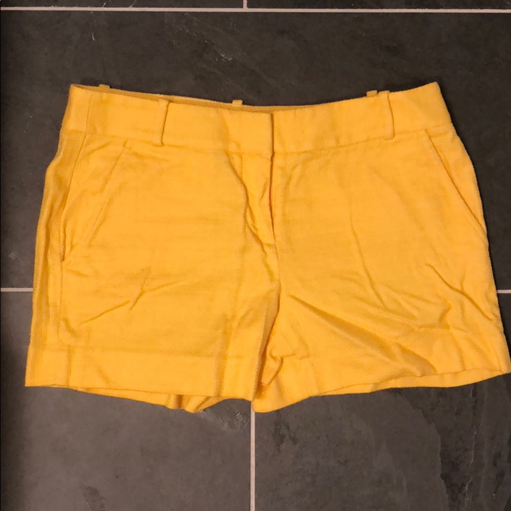 Yellow LOFT shorts